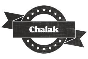 Chalak grunge logo