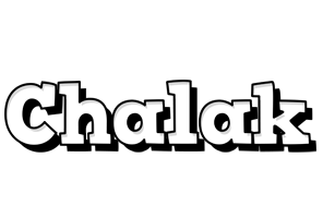 Chalak snowing logo