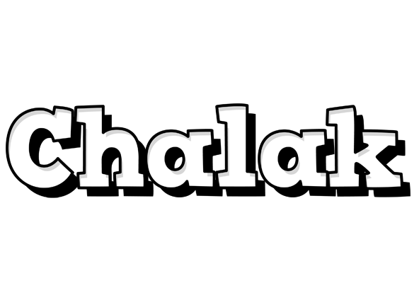 Chalak snowing logo