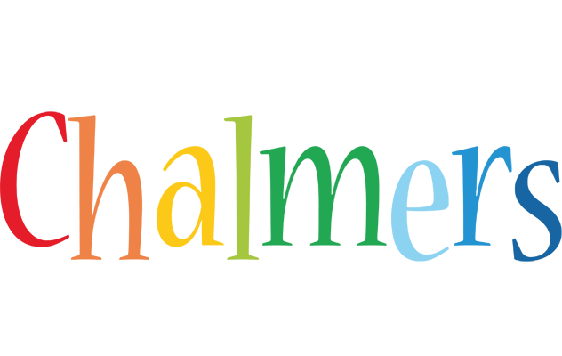 Chalmers birthday logo