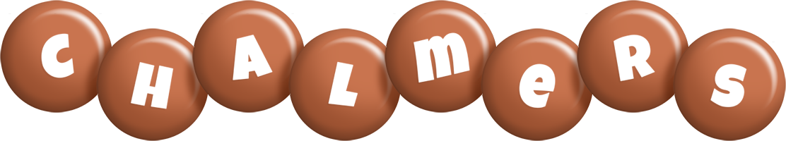 Chalmers candy-brown logo