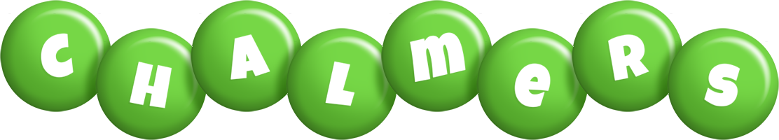Chalmers candy-green logo