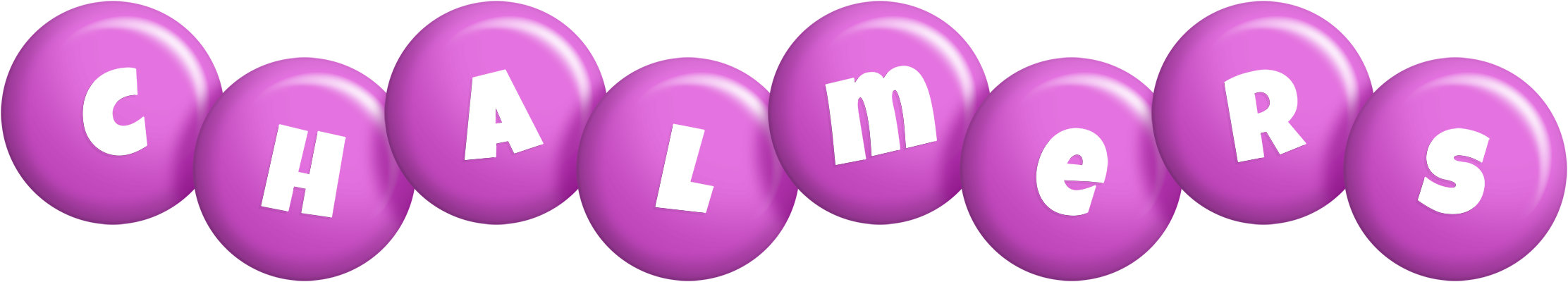 Chalmers candy-purple logo