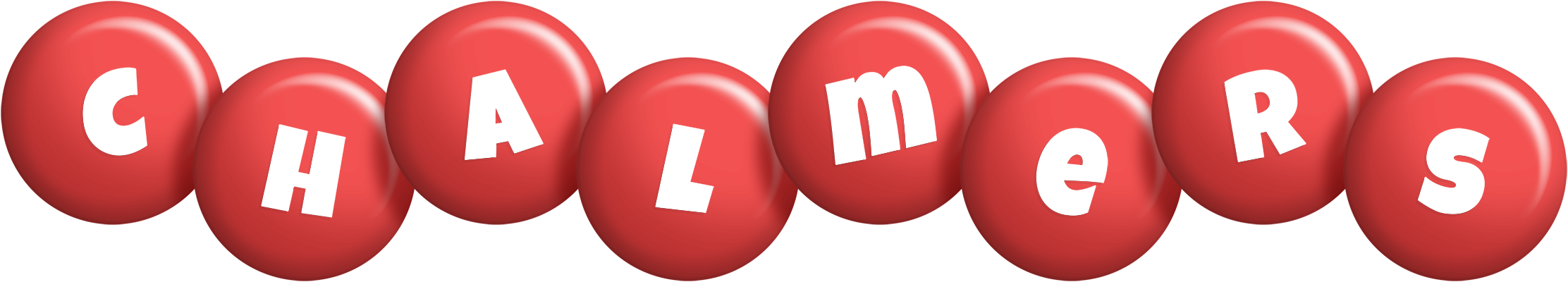 Chalmers candy-red logo