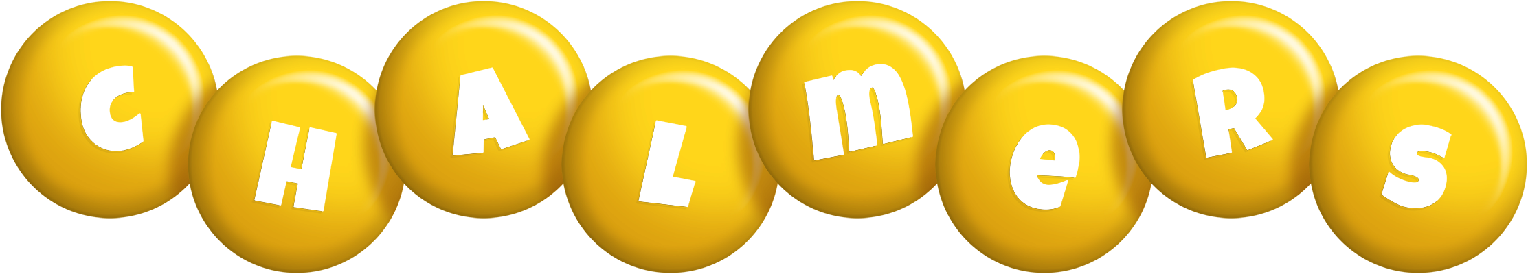 Chalmers candy-yellow logo