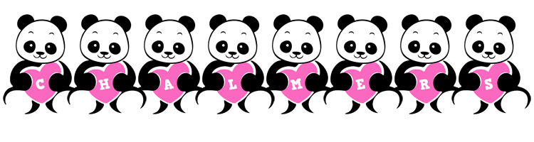 Chalmers love-panda logo