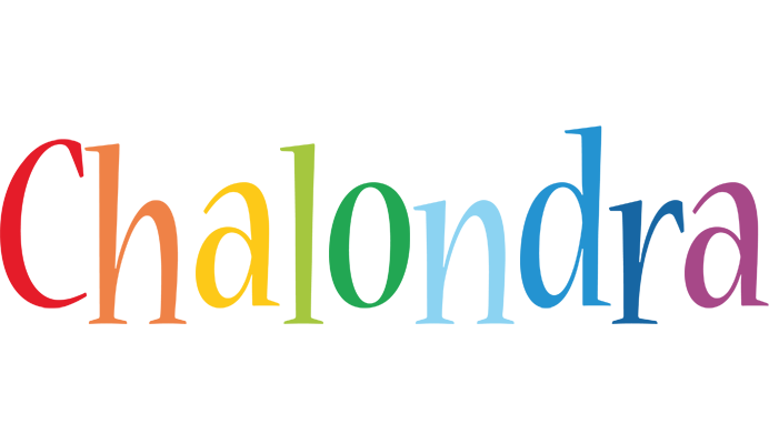 Chalondra birthday logo