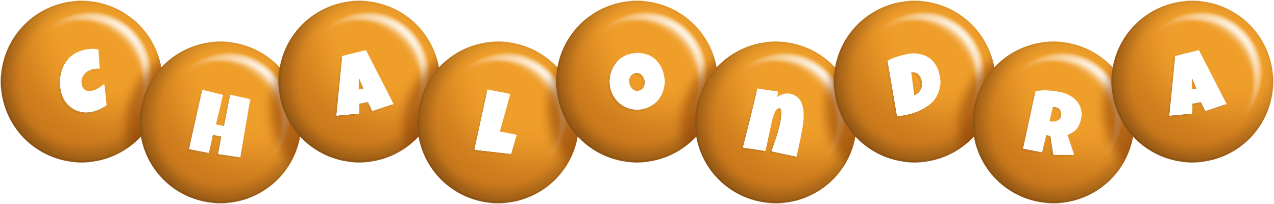Chalondra candy-orange logo