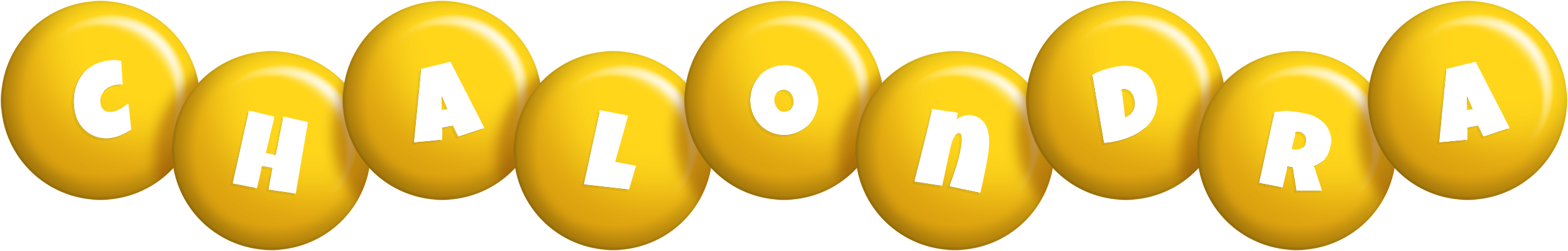 Chalondra candy-yellow logo