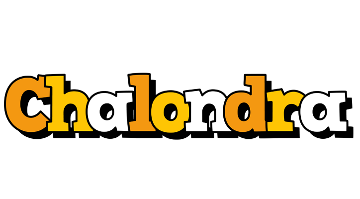 Chalondra cartoon logo