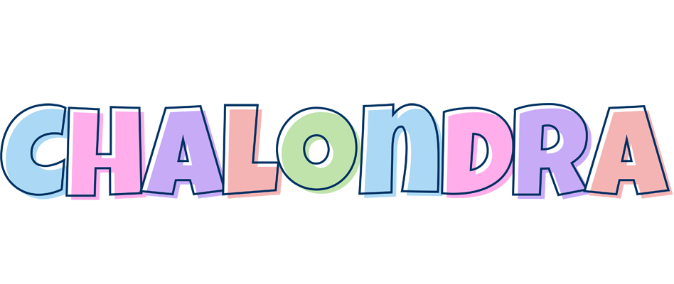 Chalondra pastel logo