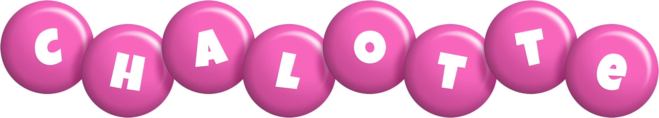 Chalotte candy-pink logo