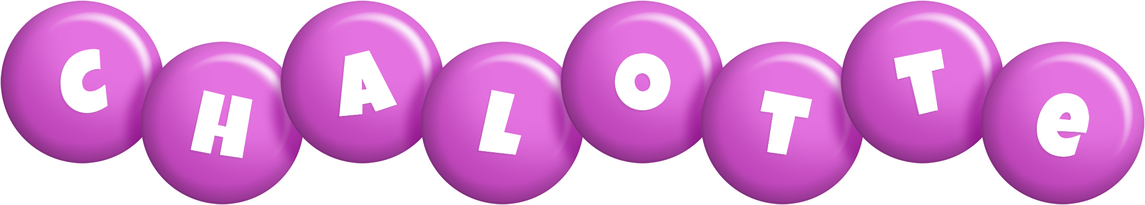 Chalotte candy-purple logo