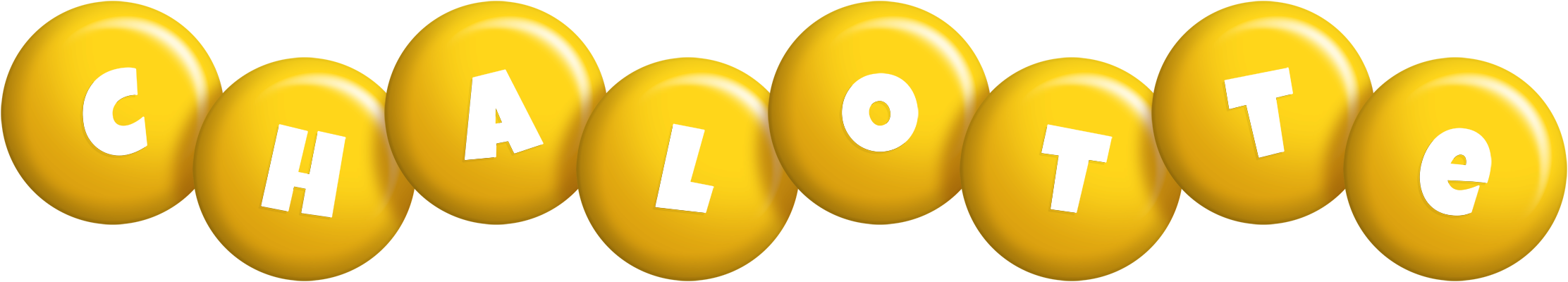 Chalotte candy-yellow logo