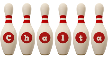 Chalta bowling-pin logo