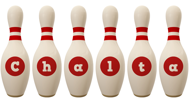 Chalta bowling-pin logo