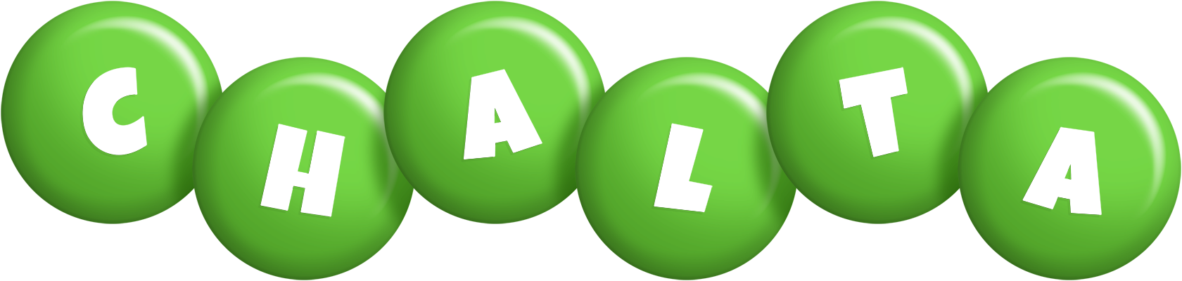 Chalta candy-green logo