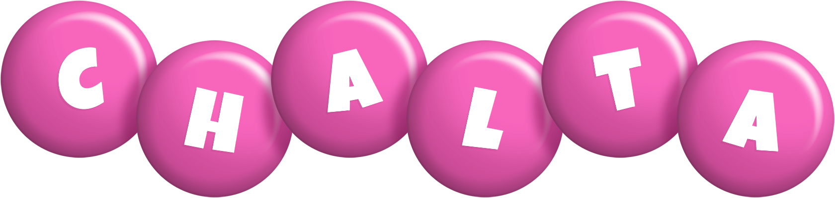 Chalta candy-pink logo