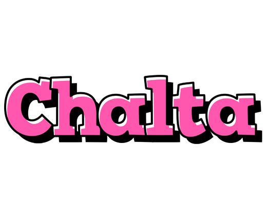 Chalta girlish logo