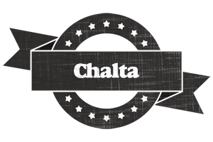 Chalta grunge logo