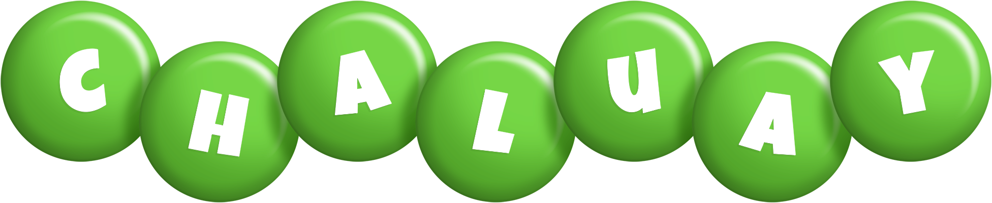 Chaluay candy-green logo