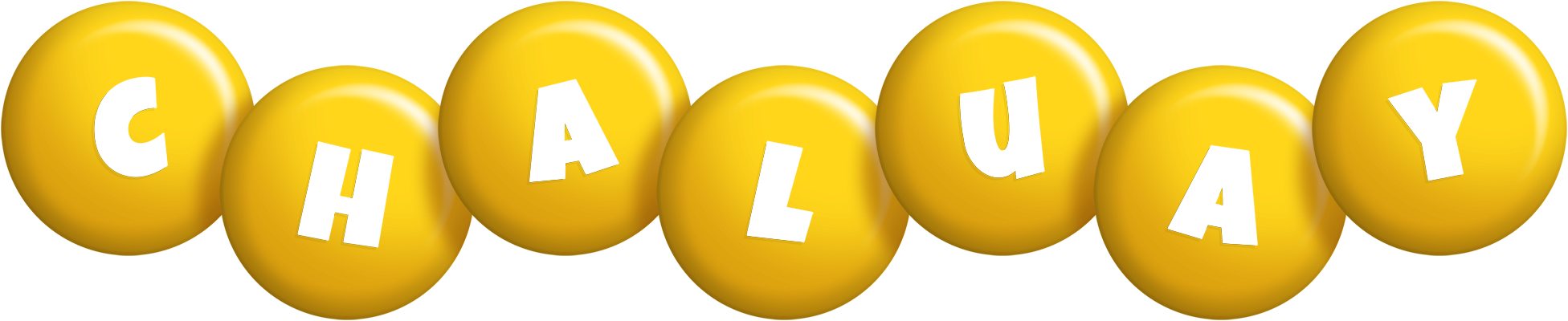Chaluay candy-yellow logo