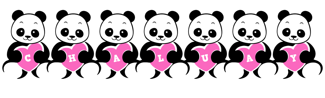 Chaluay love-panda logo