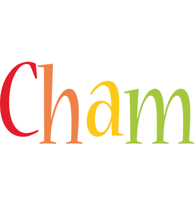 Cham birthday logo