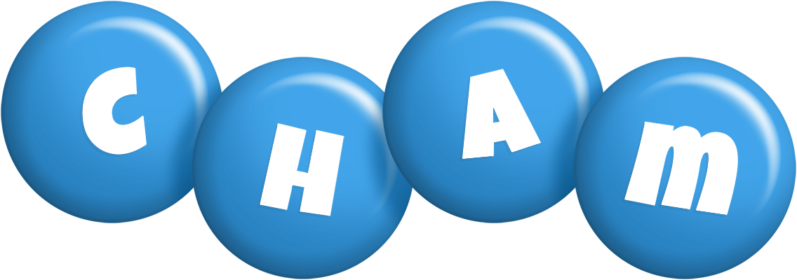 Cham candy-blue logo