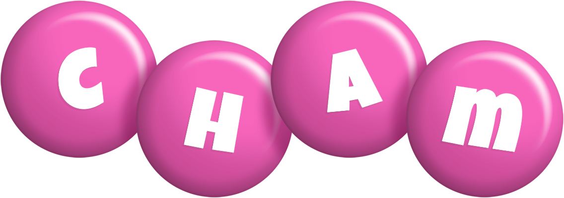 Cham candy-pink logo
