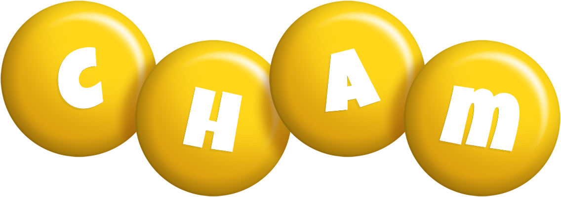 Cham candy-yellow logo