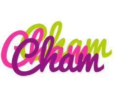 Cham flowers logo