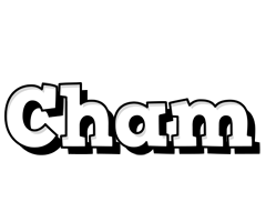 Cham snowing logo