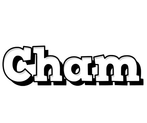 Cham snowing logo