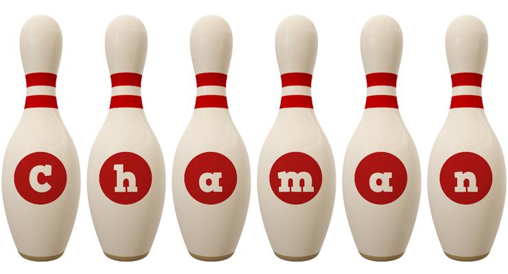 Chaman bowling-pin logo
