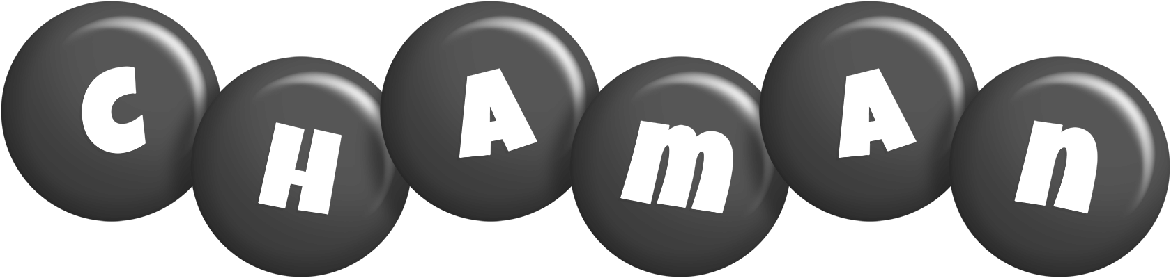 Chaman candy-black logo
