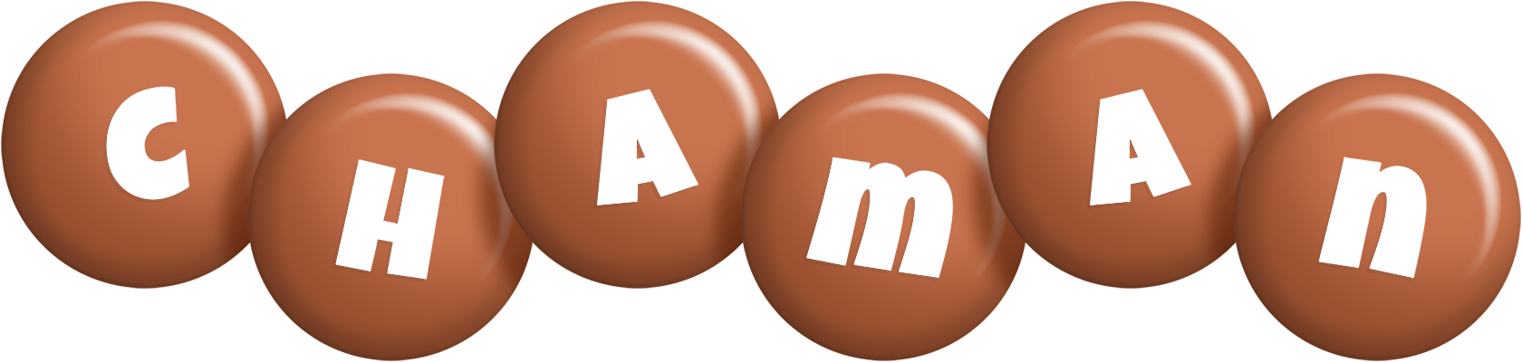 Chaman candy-brown logo