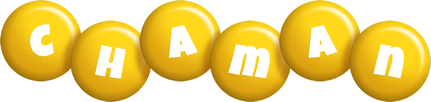 Chaman candy-yellow logo
