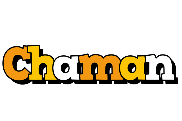 Chaman cartoon logo