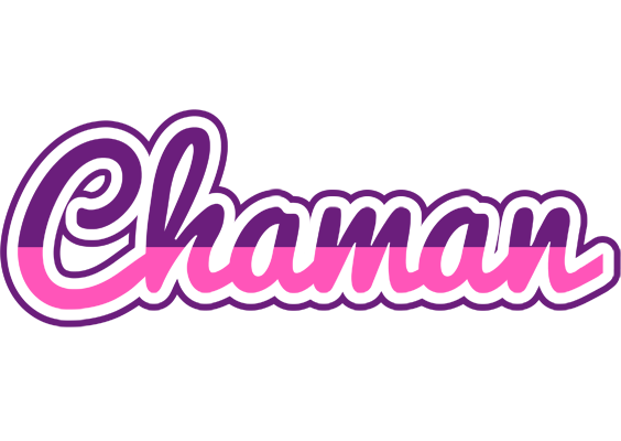 Chaman cheerful logo