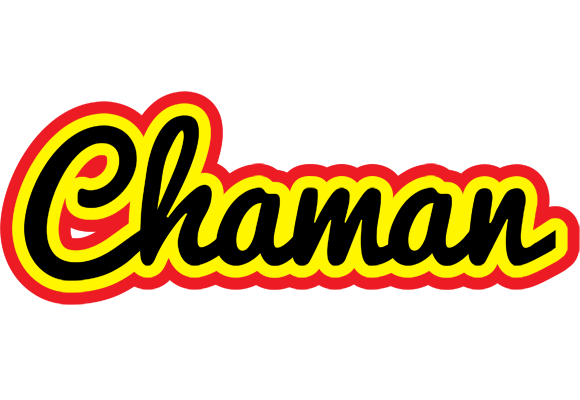 Chaman flaming logo