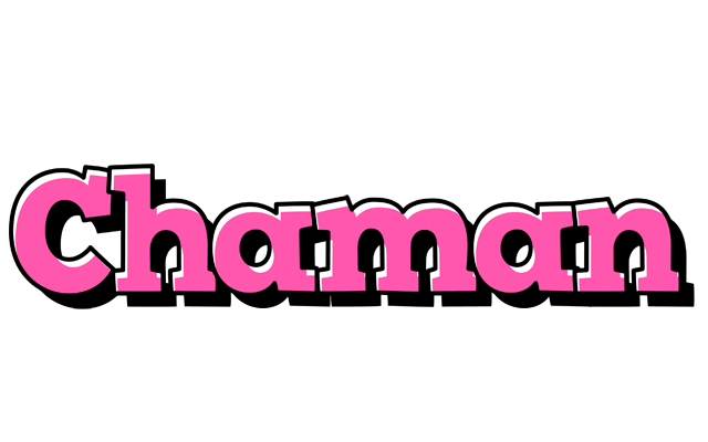 Chaman girlish logo