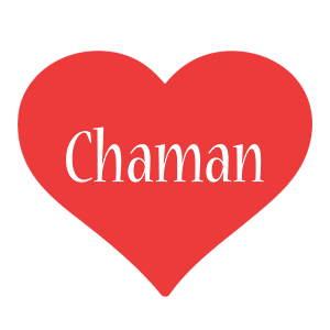 Chaman love logo