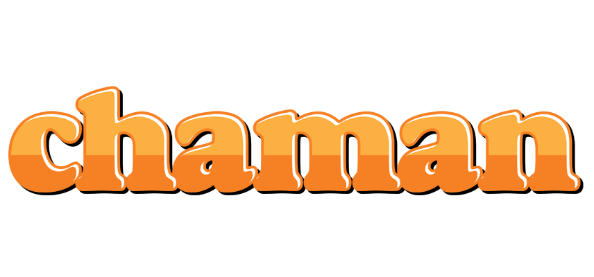 Chaman orange logo
