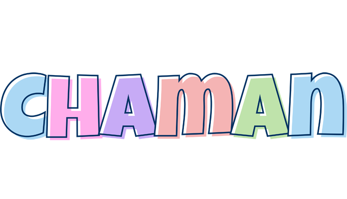Chaman pastel logo