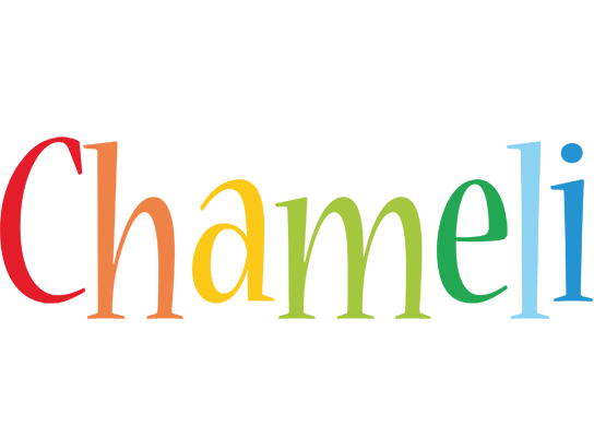 Chameli birthday logo
