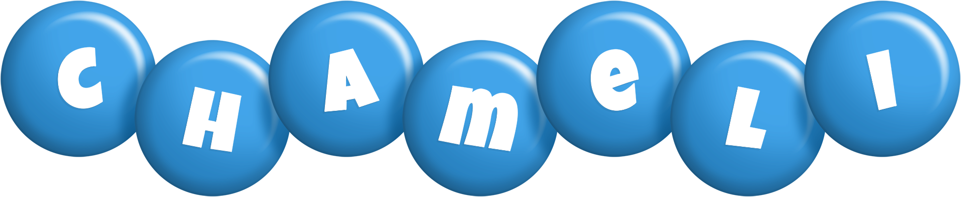 Chameli candy-blue logo