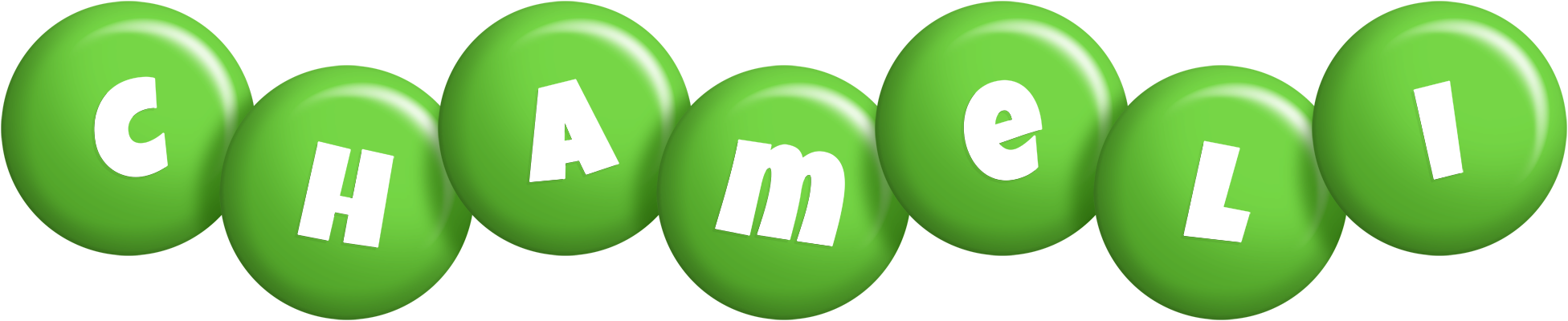 Chameli candy-green logo