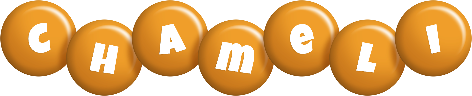 Chameli candy-orange logo