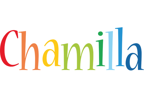 Chamilla birthday logo